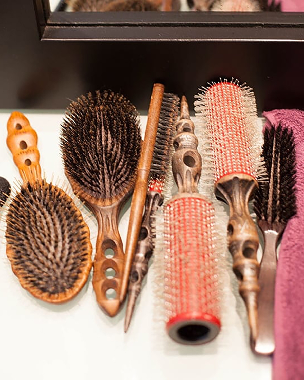 how to clean denman brush