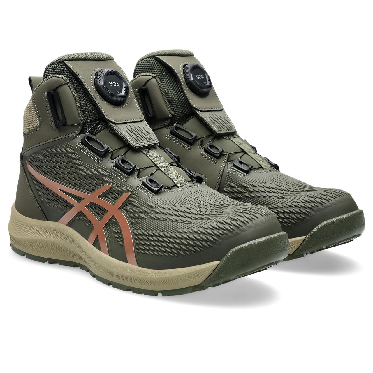 asics WIN JOB CP122 BOA安全靴 グリーン 新品未使用 未使用品】 アシックス ウィンジョブ 安全靴 CP122 BOA 【26.0cm