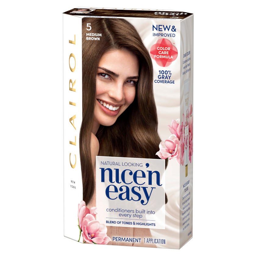 Clairol - Nice'n Easy Permanent Crème Hair Color, Hair Dye, 100% Gray Coverage, Natural Looking Color Dark Cool Blonde 7c - Foto 5