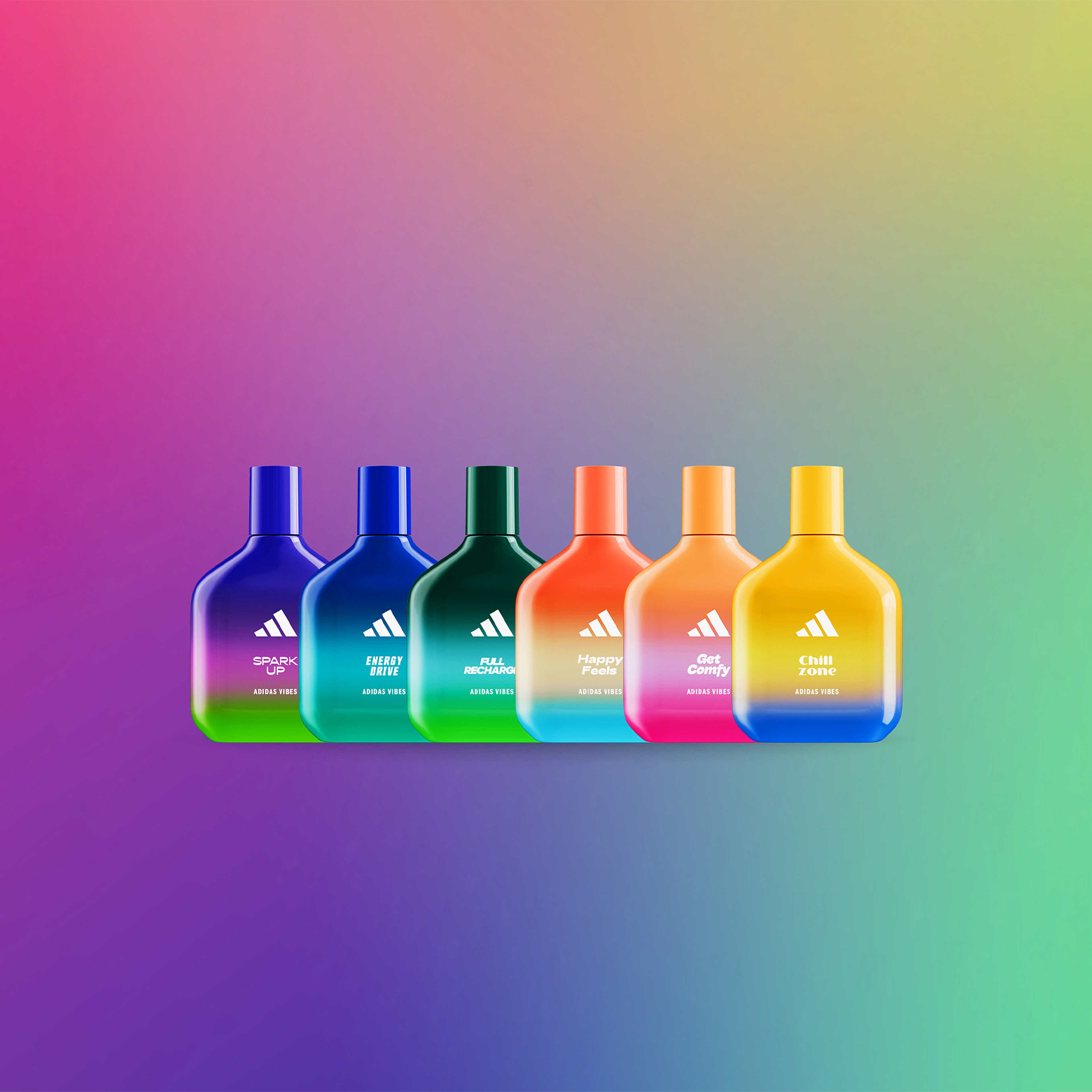 Coty unveils Six New Mood Fragrances: The adidas ‘VIBES’ Collection Vibrant scents proven to make you feel positive.