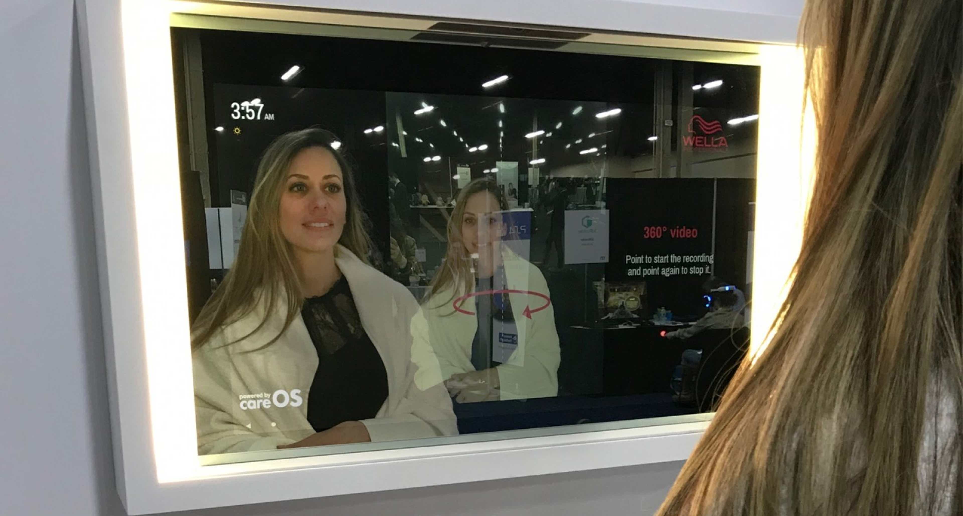 Coty unveils Wella Professionals AR enabled smart mirror for hair salon at CES 2019