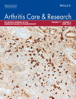 Arthritis Care & Research journal cover