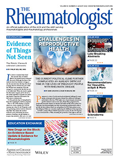 The Rheumatologist newsmagazine cover