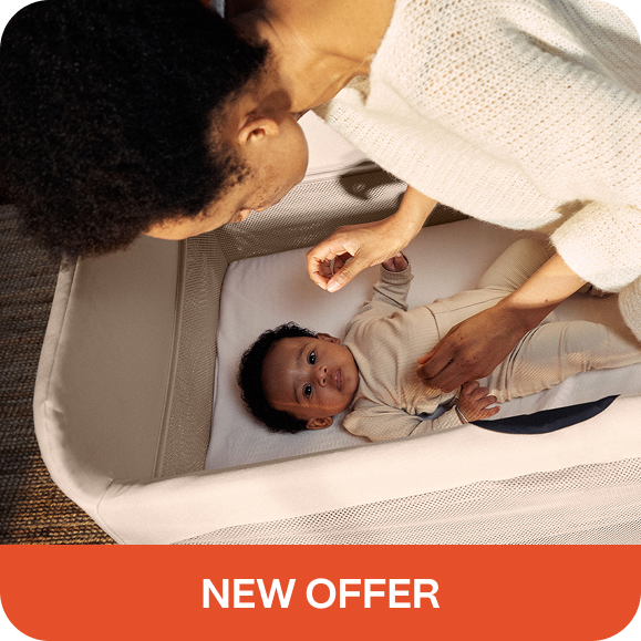 Bonus $45 sheet set with Bugaboo Startdust Portacot 