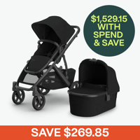 UPPAbaby Vista V3 with Bassinet James Carbon Black