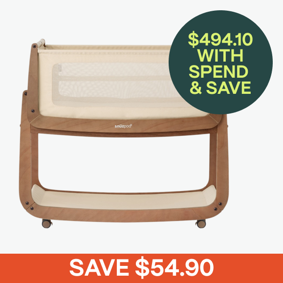Snuzpod 5 Bassinet Walnut