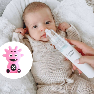 Buy a Snotty Boss Nasal Aspirator Kit & get a free Mibbler Teether