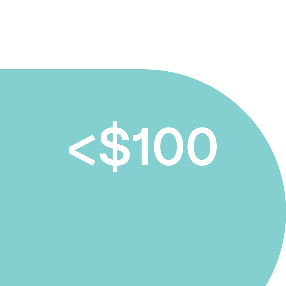 Under $100