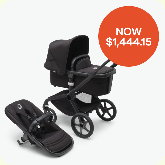 SAVE $254.85 Bugaboo Fox 5 Black/Midnight Black