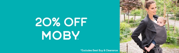 20% off Selected MOBY Wraps