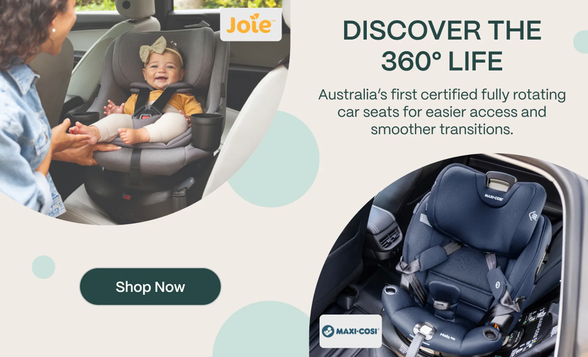 Rotating car seats