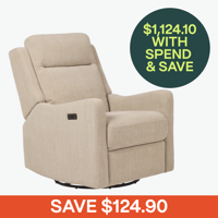 iL Tutto Henry Electric Recliner & Swivel Glider Chair Latte