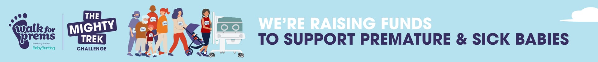 Walk for Premature and sick babies fundraiser