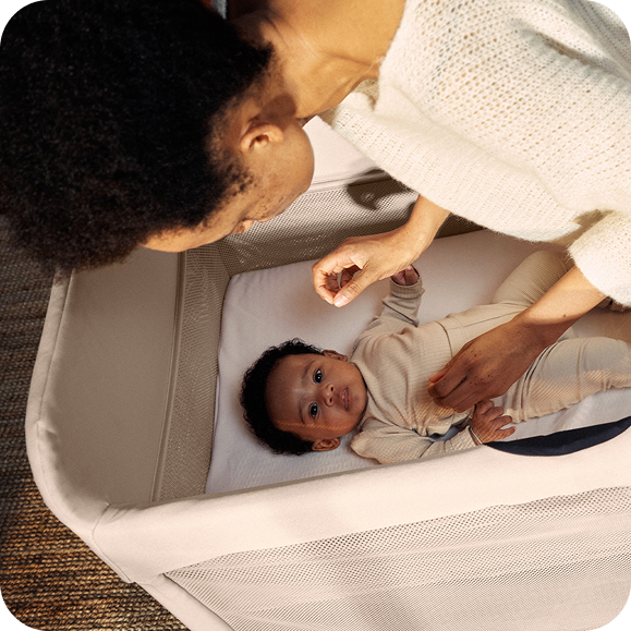 Bonus $45 sheet set with Bugaboo Startdust Portacot 