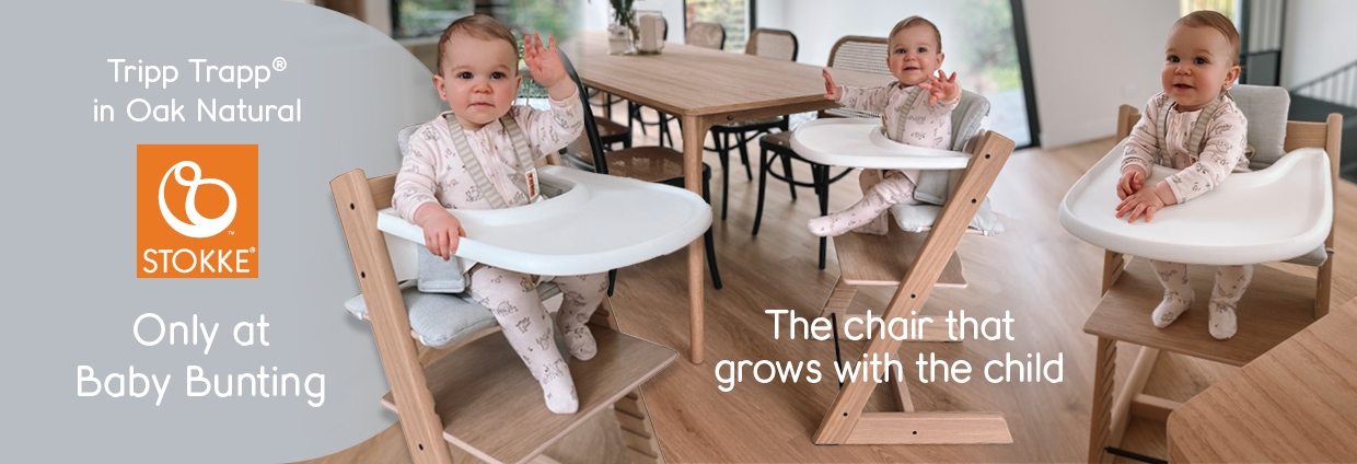 Baby bunting stokke high clearance chair