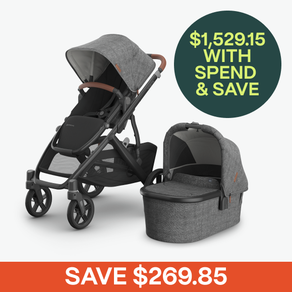 UPPAbaby Vista V3 with Bassinet Charcoal Melange Greyson