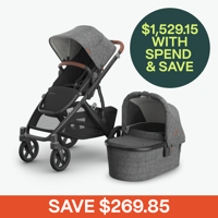 UPPAbaby Vista V3 with Bassinet Charcoal Melange Greyson