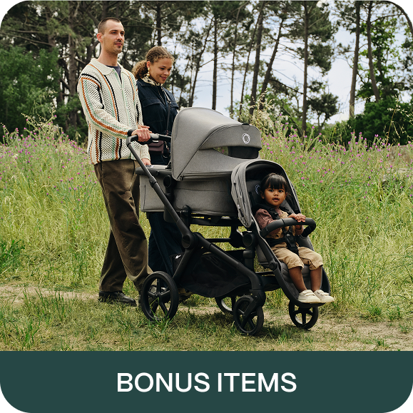 Bonus Accessories worth $279.90 with selected Bugaboo Prams