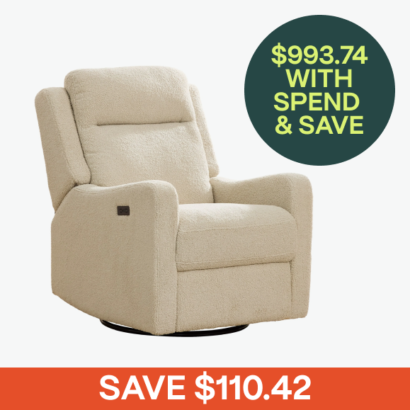 iL Tutto Henry Electric Recliner Taupe Teddy