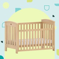 Boori Classic Dropside Cot - Almond