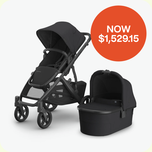 SAVE $269.85 UPPAbaby Vista V3 with Bassinet Charcoal/Carbon Jake