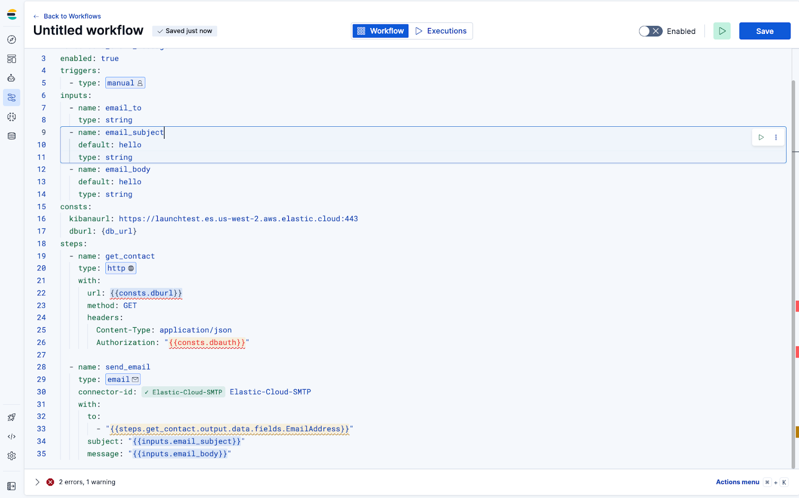 Flujo de trabajo de Agent Builder
