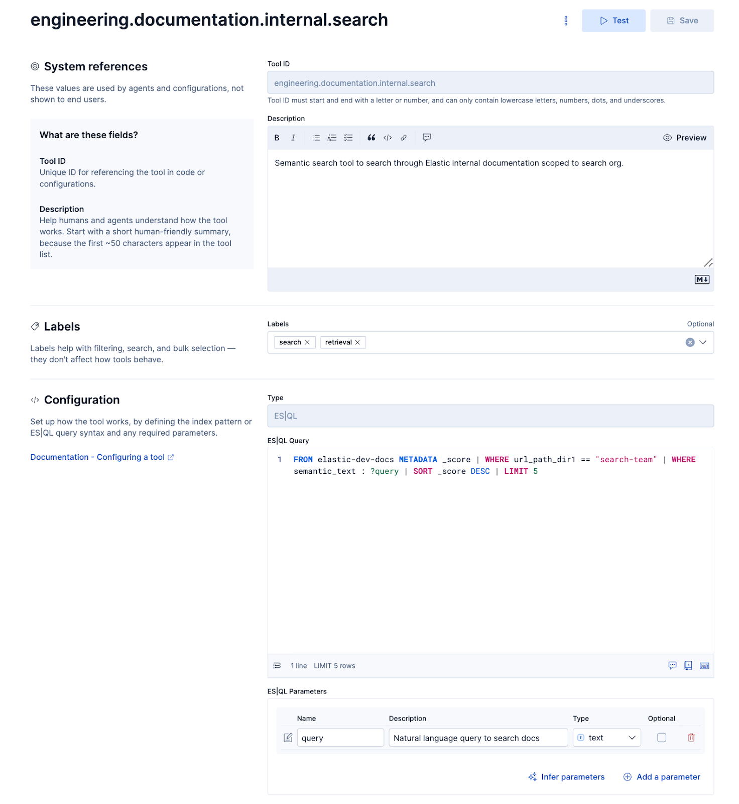 Erstellung eines benutzerdefinierten Wissensdatenbank-Tools im Agent Builder.