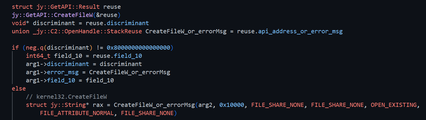 Error handling example
