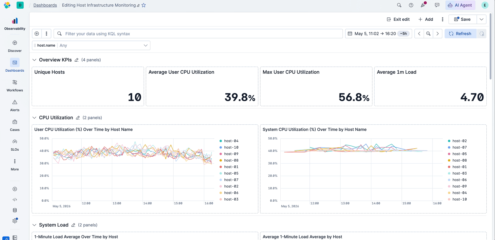 Movie highlighting dashboard control updates.