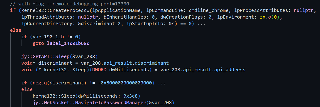 Setting up Chrome process with remote debugging