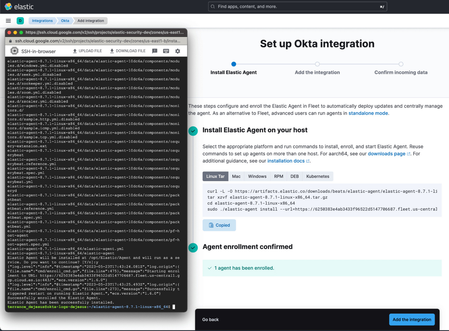 Install Elastic Agent