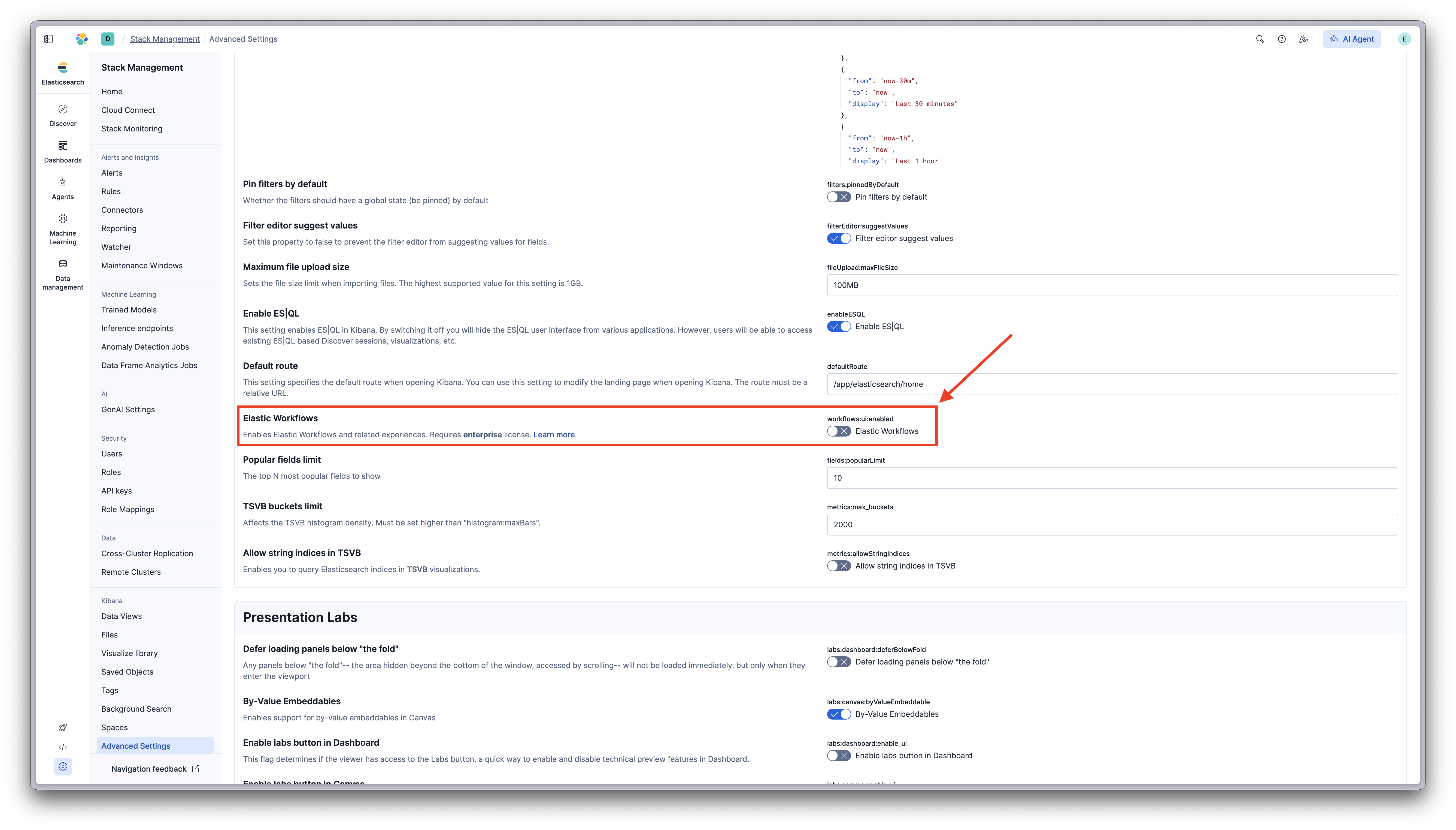 Enable Elastic Workflows