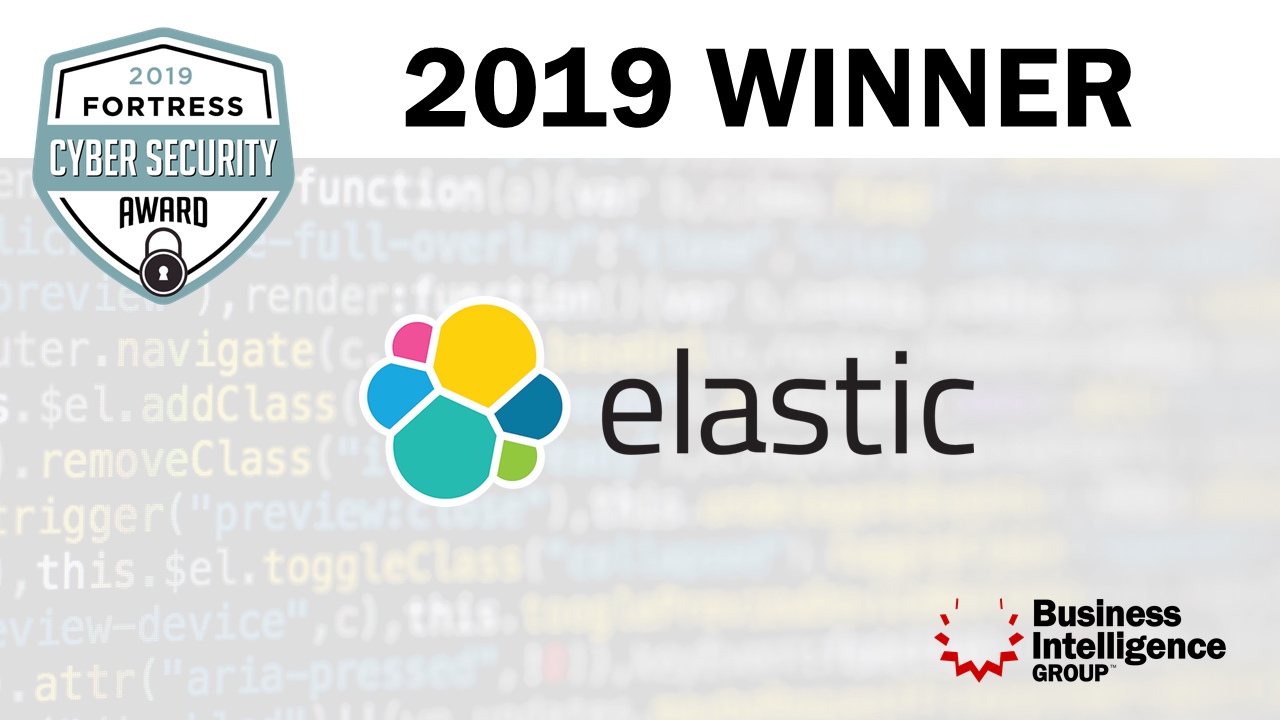 Elastic Stack Cyber Security Award for Threat Detection