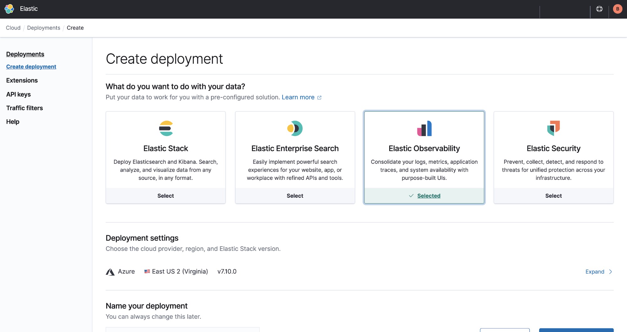 Introdução ao Elastic Cloud