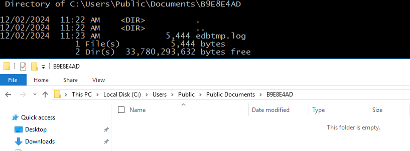 Configuration file hidden from users