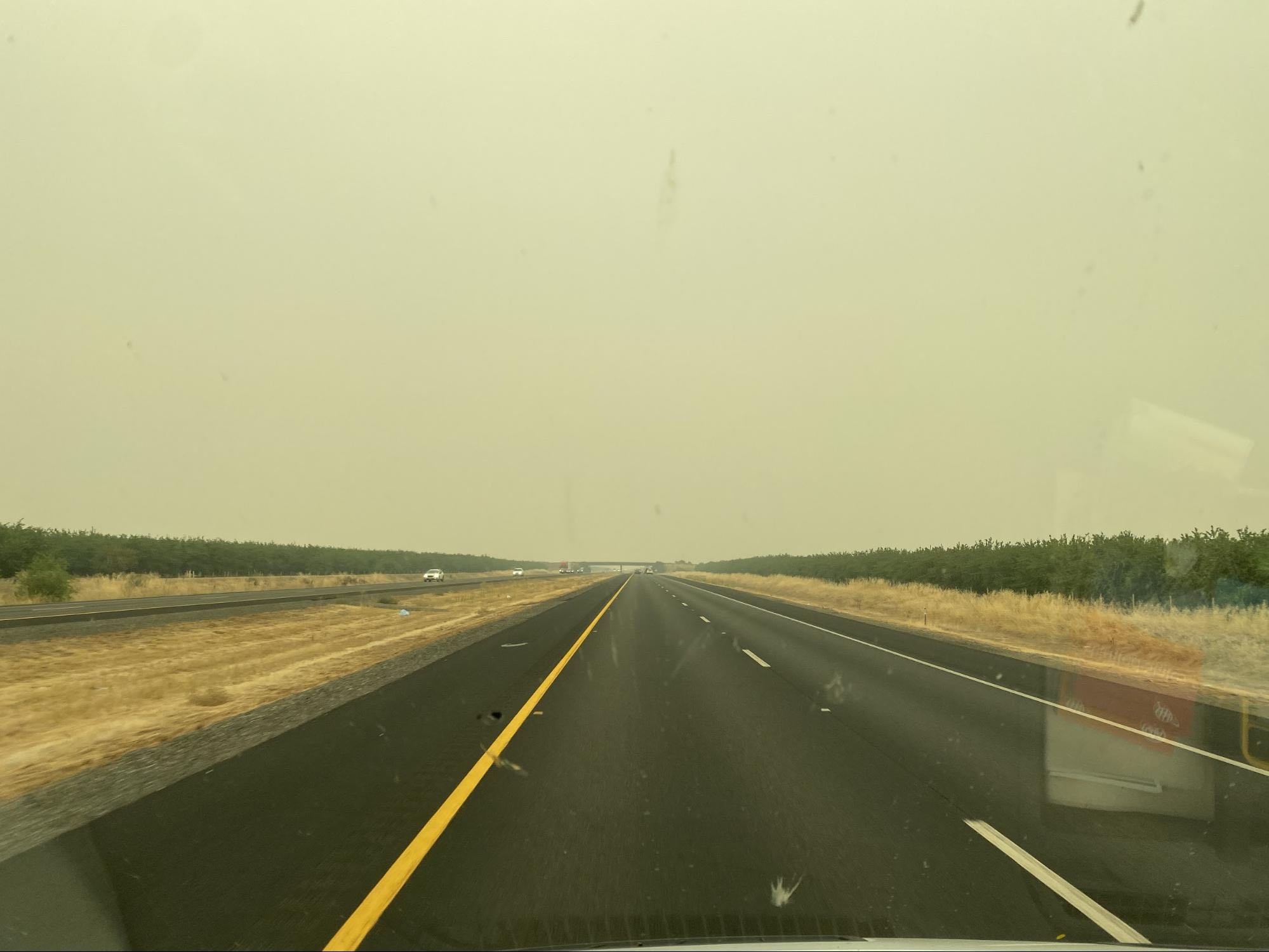 Smoky skies across Northern, CA. 