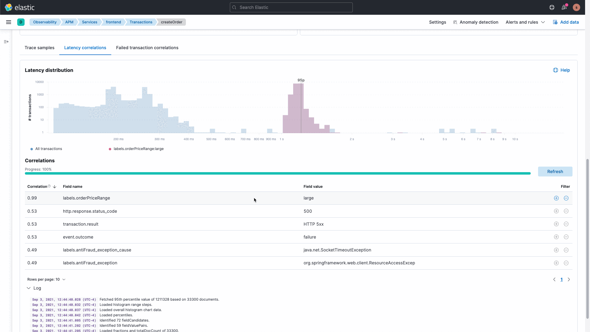 Automated root cause analysis and agentless log ingestion from GCP