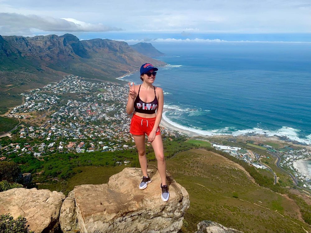 Daliya on a hike