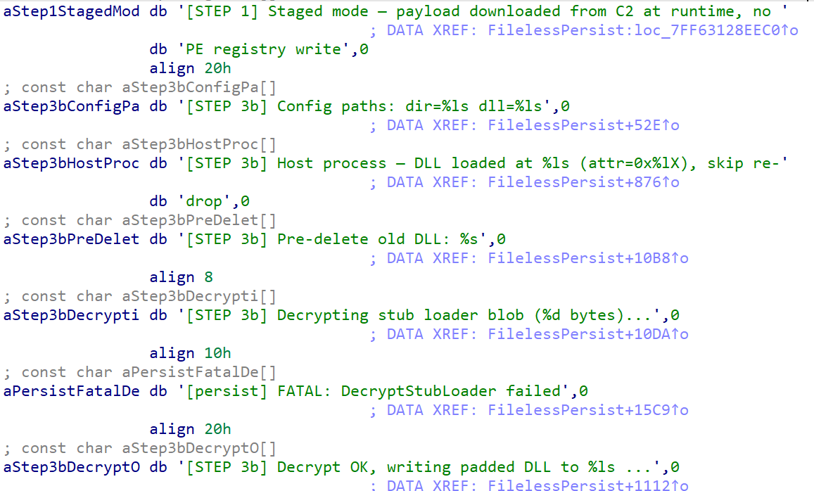 AI generated strings in the binary