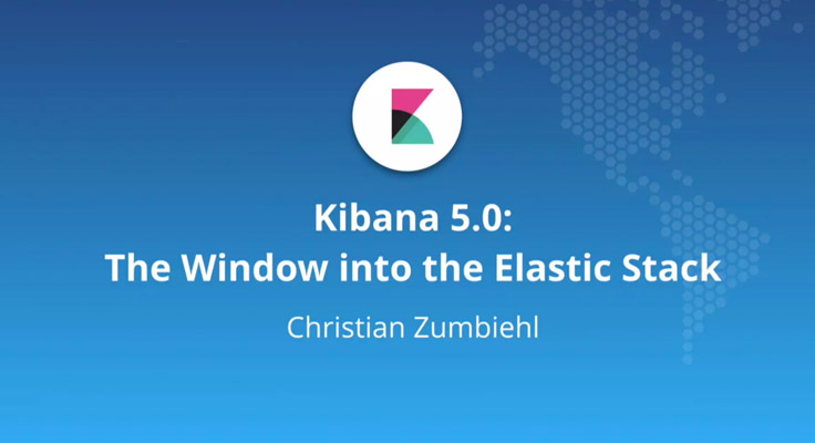 Kibana 5 : la fenêtre de la Suite Elastic