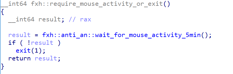 Mouse movement monitoring over a 5-minute window