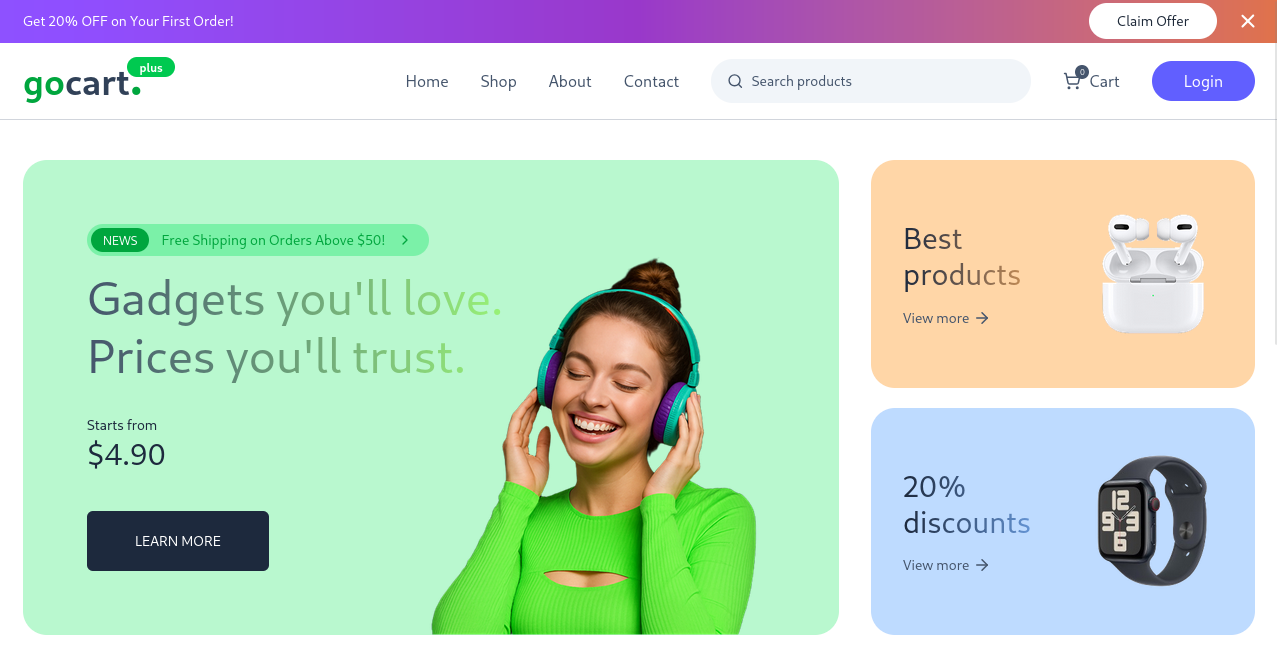 GoCart Frontend
