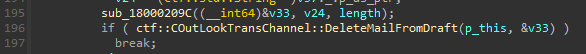 Deleting command email after reading