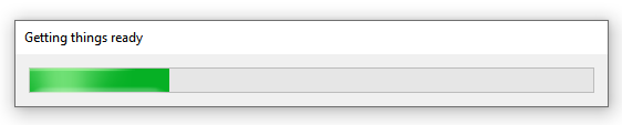 Fake loading bar