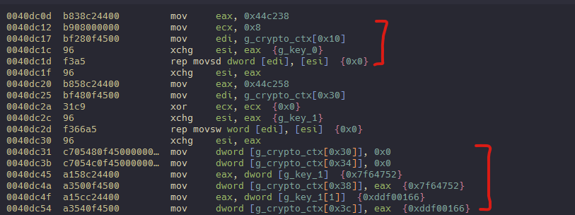 LUMMA initialize its ChaCha20 context with key and nonce +0xDC0D