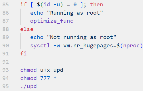Condition for running optimize_func() function