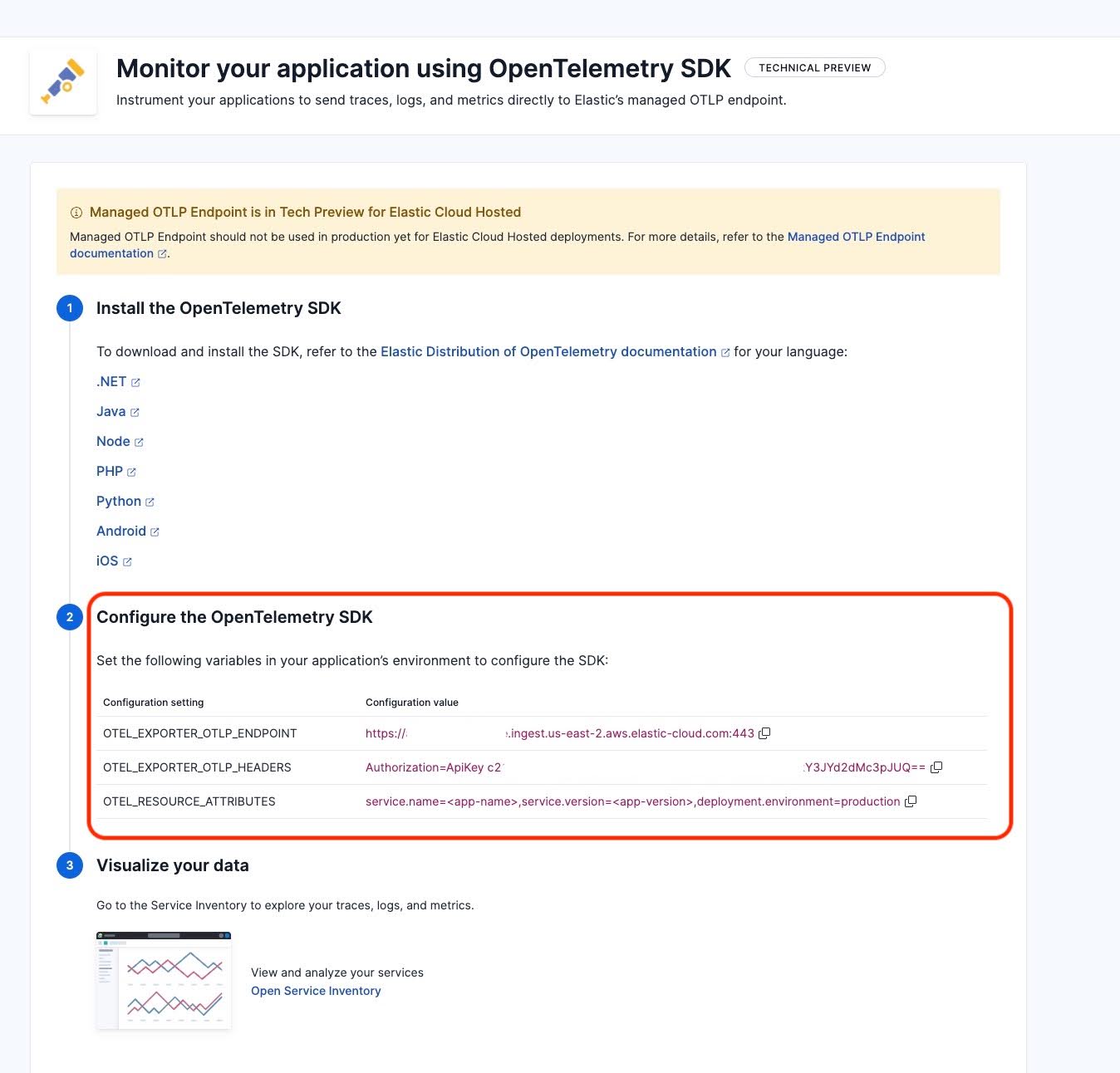 URL and authentication token for implementing OpenRouter Broadcast