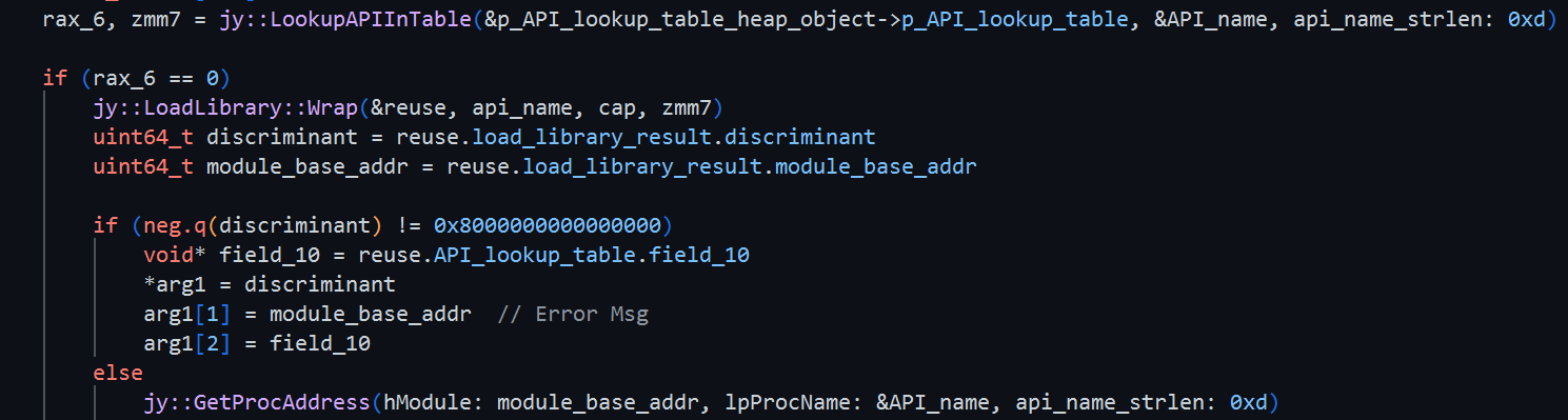 Core functions handling dynamic imports and API resolutions