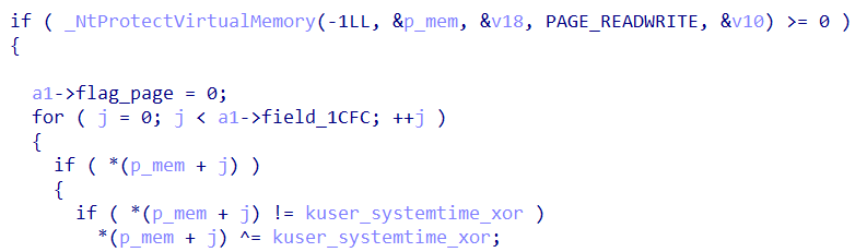 Encoding XOR loop for encoding/decoding trampoline stub